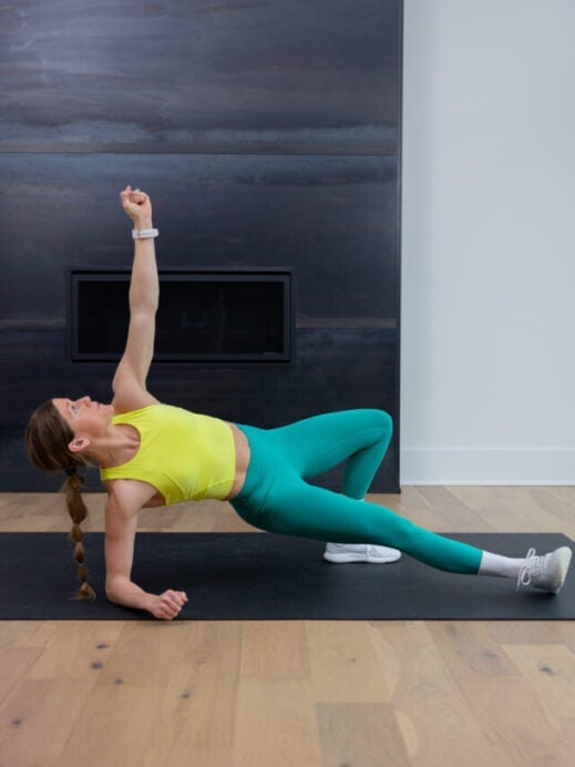 woman performing a a quarter get up