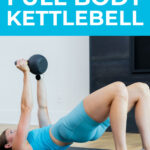 full body kettlebell workout pin for pinterest