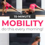 Pin for Pinterest of mobility workout