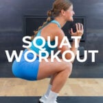 35-Minute Squat Workout - pin for pinterest