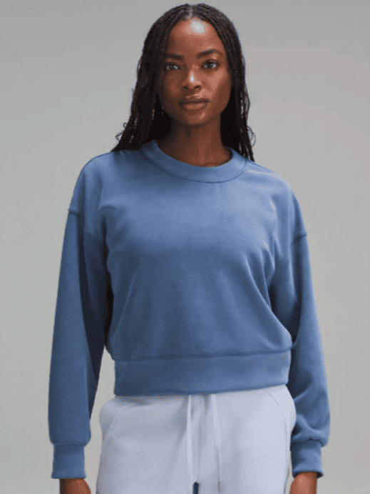 lululemon Softstreme Perfectly Oversized Cropped Crew