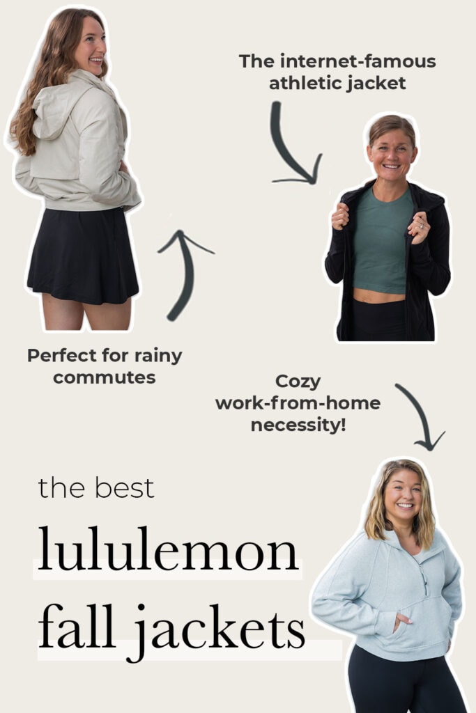 Pin for pinterest - the best lululemon jacket and sweatshirt options for fall