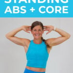 7-Minute Standing Ab Workout - pin for pinterest