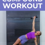 Pin for pinterest - 9 compound exercises with dumbbells