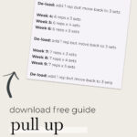 Pin for pinterest - how to do a pull up