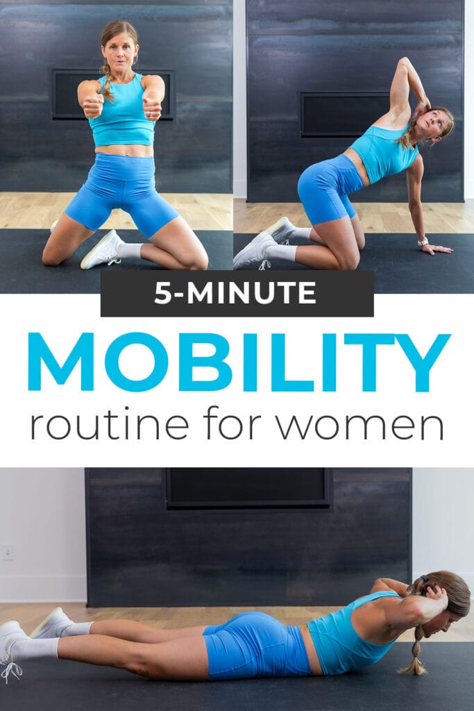 pin for pinterest - 5-Minute Mobility Routine for women