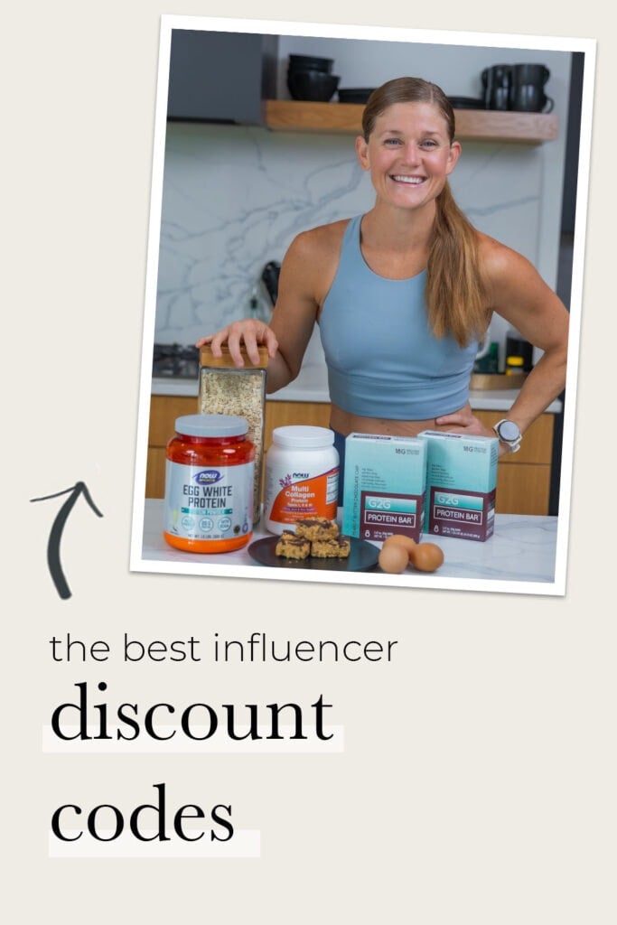 Pin for pinterest - the best discount codes from influencers