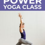 Power Yoga Workout pin for pinterest