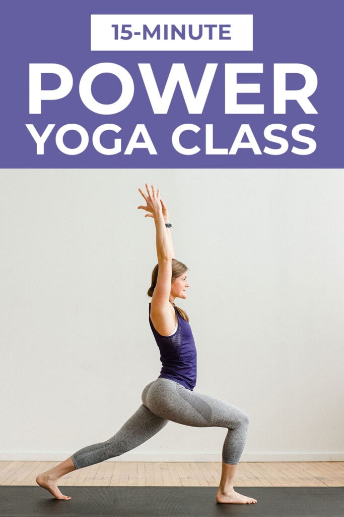 Power Yoga Workout pin for pinterest