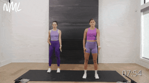 two women performing shoulder CARs as part of shoulder mobility exercises
