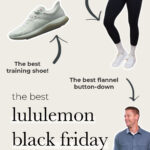 collage of best lululemon black friday deals