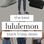 collage of best lululemon black friday deals