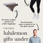 collage of best lululemon gifts under $100