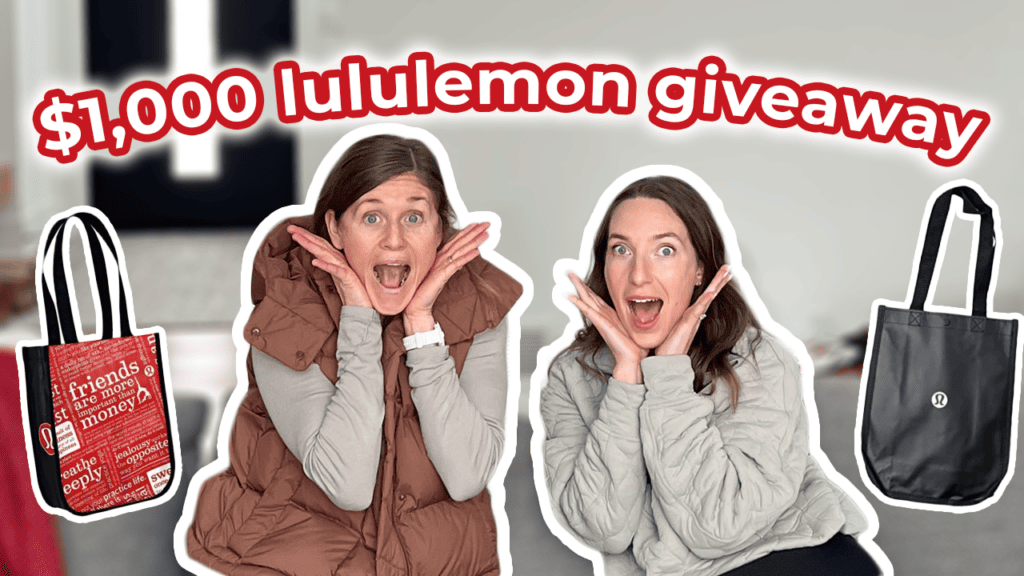 $1,000 lululemon giveaway 