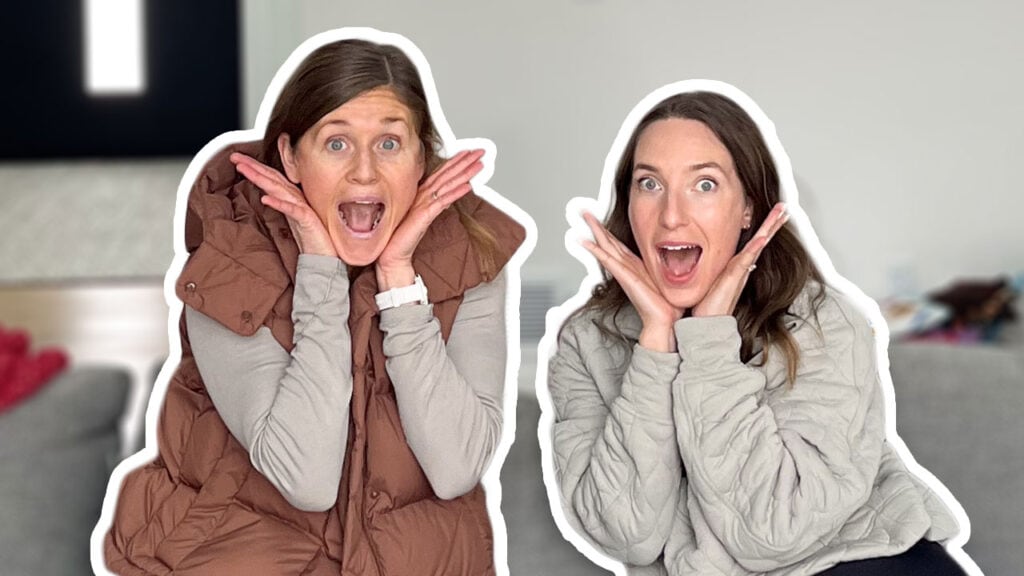two women wearing lululemon to promote a lululemon giveaway