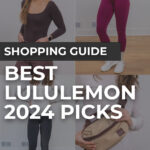 collage of top lululemon products and lululemon best sellers