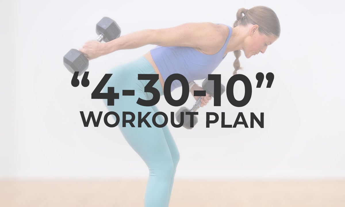 4-30-10 Method Free Workout Plan (PDF)