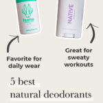 Collage of best natural deodorants