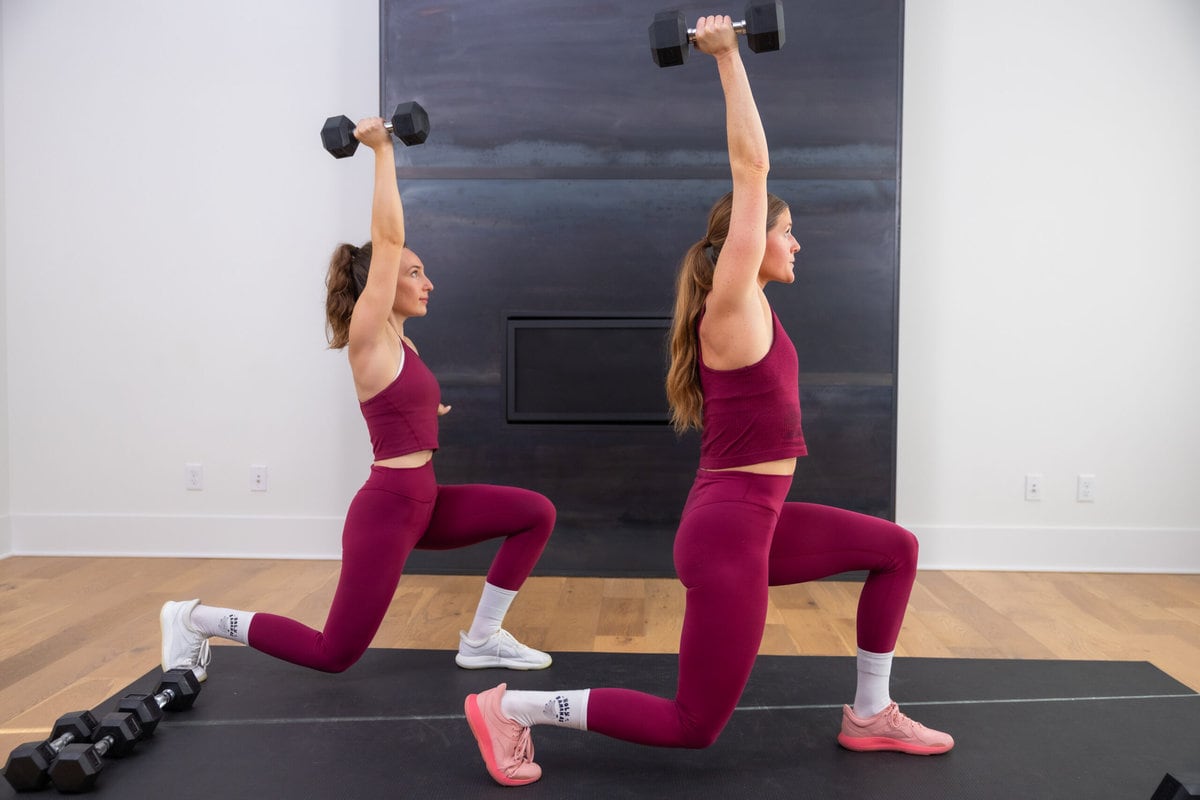 Upper body 2025 dumbbell workout routine