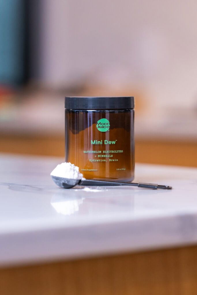 Moon juice Mini Dew Watermelon electrolytes and minerals | As part of the best electrolyte powders.  
