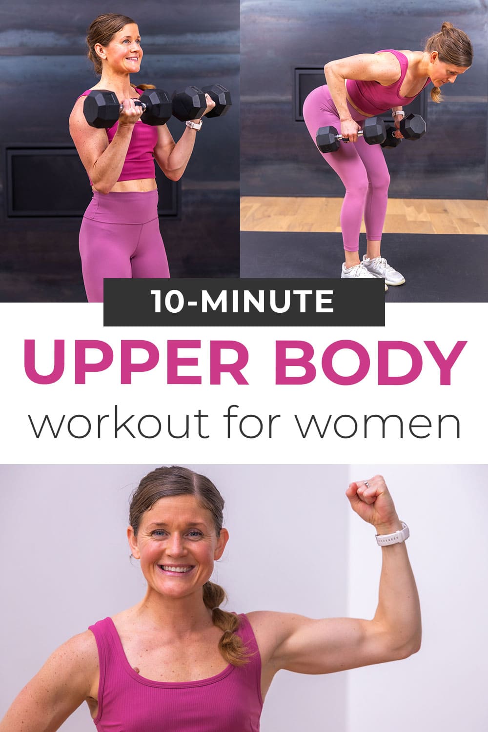 Upper Body Workout for Women (10-Minute Routine + Video)