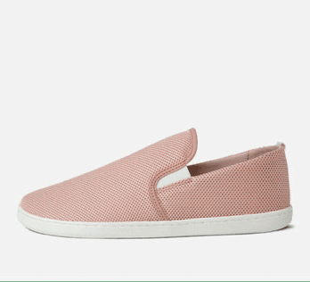 Feelgrounds barefoot slip on shoe for women in pink