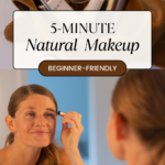 woman applying makeup as part of best skincare routine tutorial