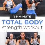 three examples of total body exercises