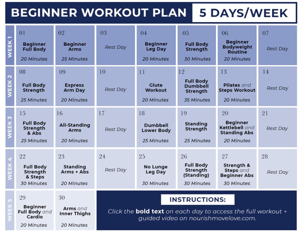 Train Less, But Get Better Results | The Smart Fitness Guide https://www.nourishmovelove.com/wp-content/uploads/2024/11/BeginnerCalendar_5Days_1-1024x791.jpg?utm_source=chatgpt.com