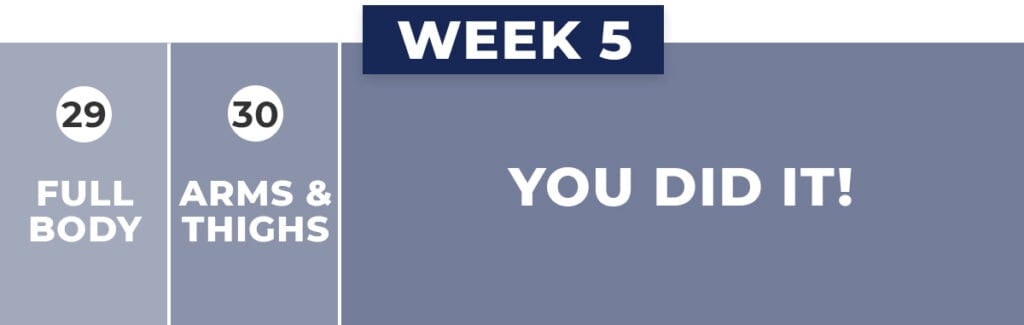 days 29 and 30 of beginner workout plan