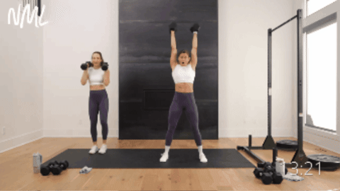 women performing ranger burpees as example of full body workout for abs