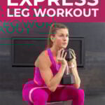 woman performing goblet squat