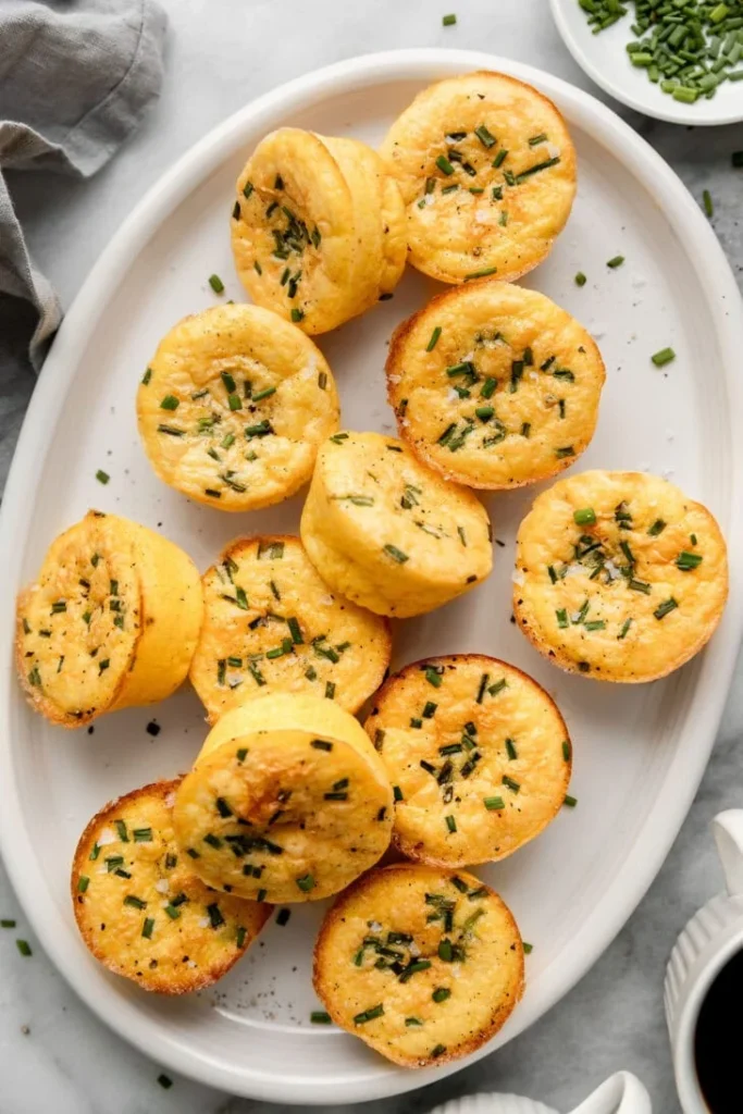 egg bites with cottage cheese as part of high protein breakfast recipes.
