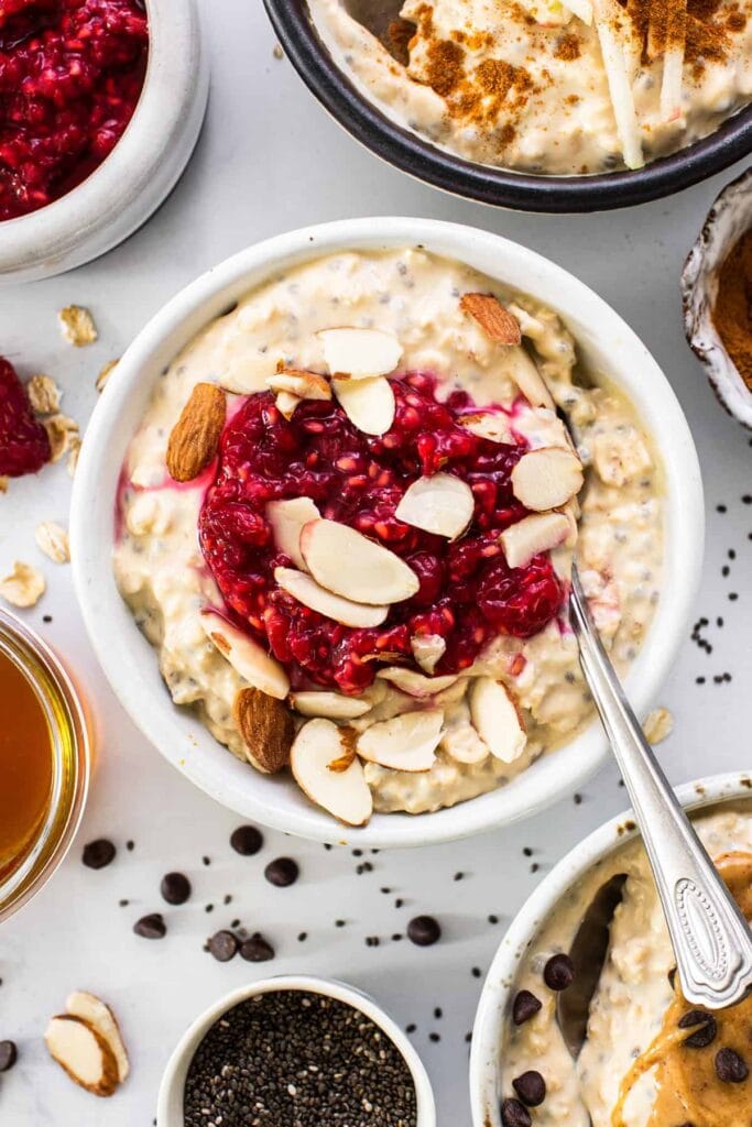 protein overnight oats as part of high protein breakfast recipes. 