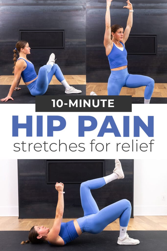 Three stretches from Hip Pain Relief workout