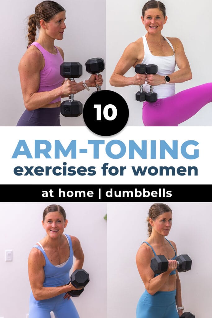 4 examples of arm toning exercises for women