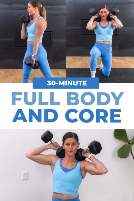 30-Minute Full-Body Core Workout with Weights