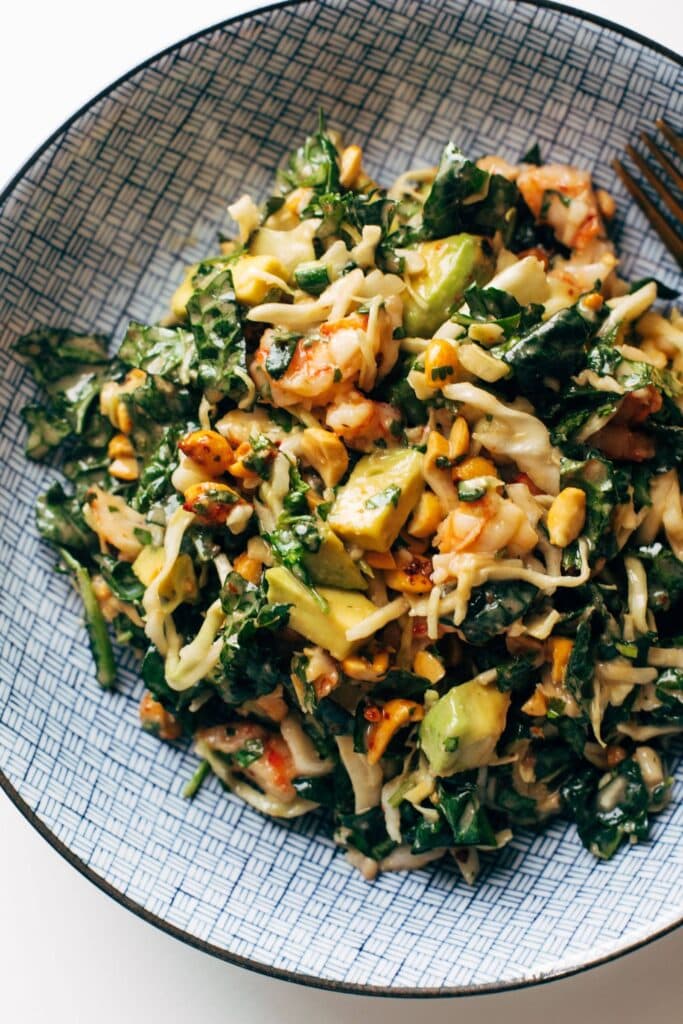 High protein Miso Crunch Salad