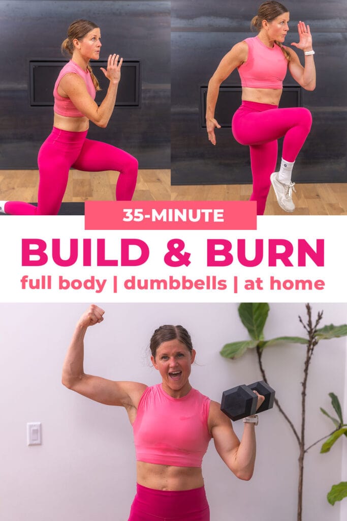three exercises from full body strength and conditioning workout for women