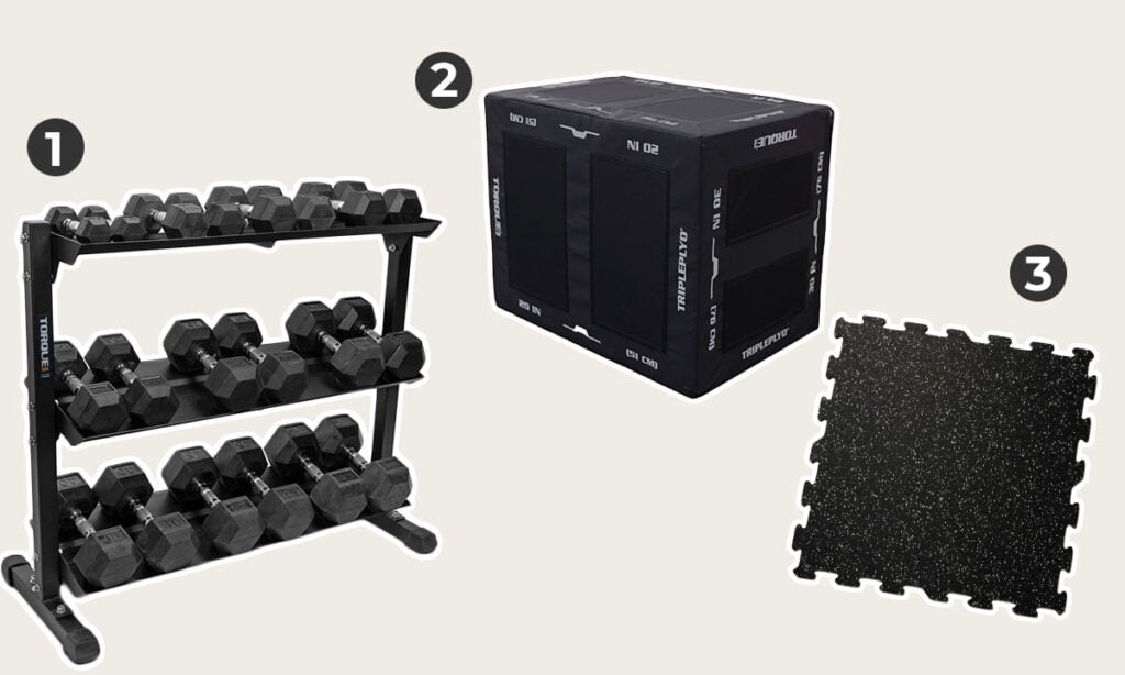 three items from garage gym ideas equipment roundup