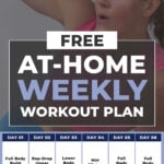 6 workouts and rest day from 7-day workout plan