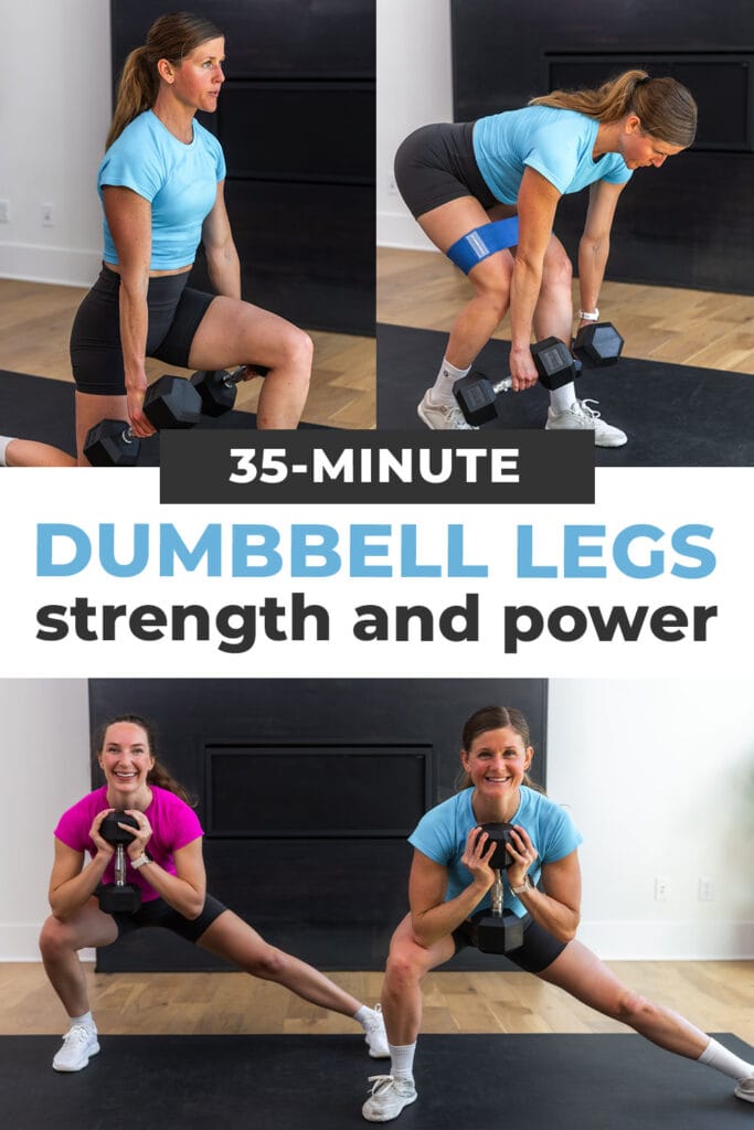 3 exercises from leg workout at home