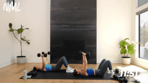 example of dumbbell chest fly