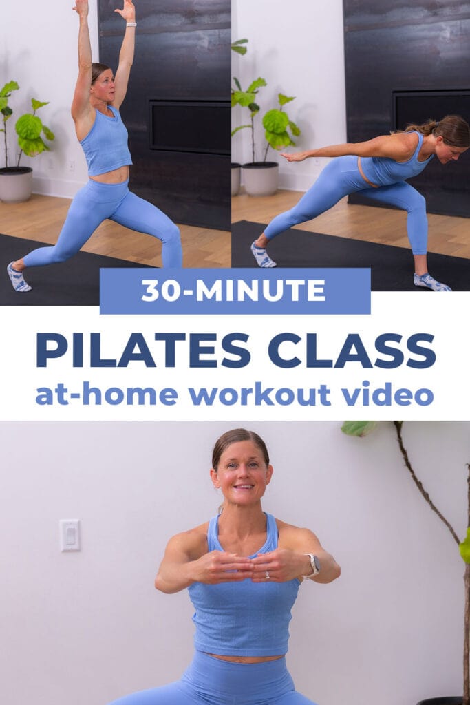 three exercises from pilates workout at home