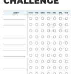 12 week habit tracker to assist in winter arc goals