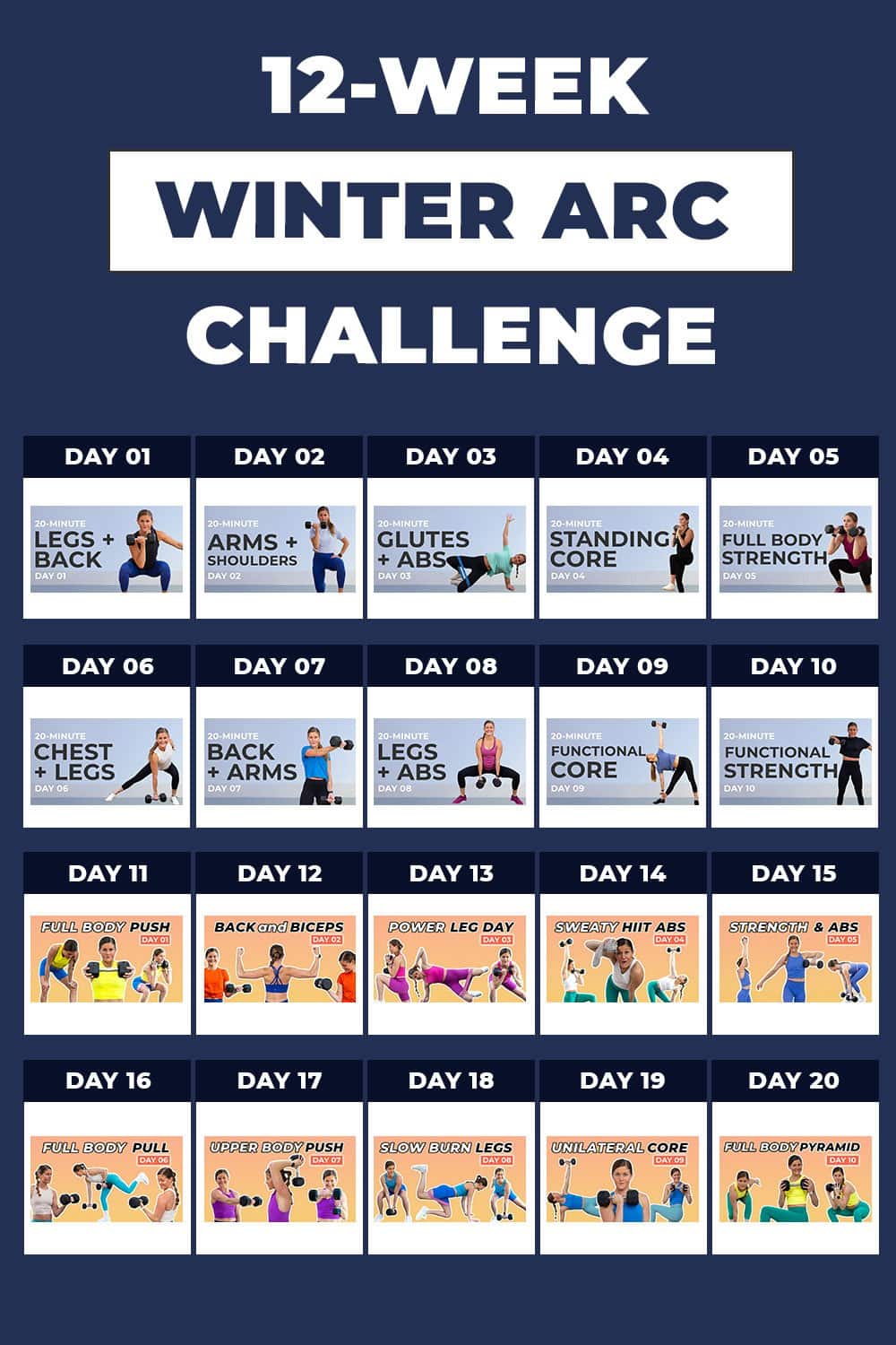 Great Lock In/Winter Arc Rules 2025 (PDF Workout Plan)