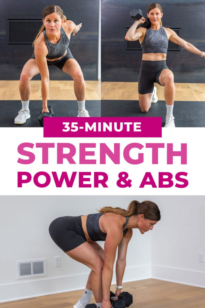 3 exercises from dumbbell workouts at home