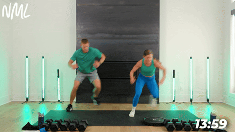 male and female performing skaters.