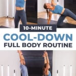 3 stretches from full body stretching routine