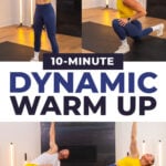 10-minute dynamic warm up with 3 of the best pre-workout stretches